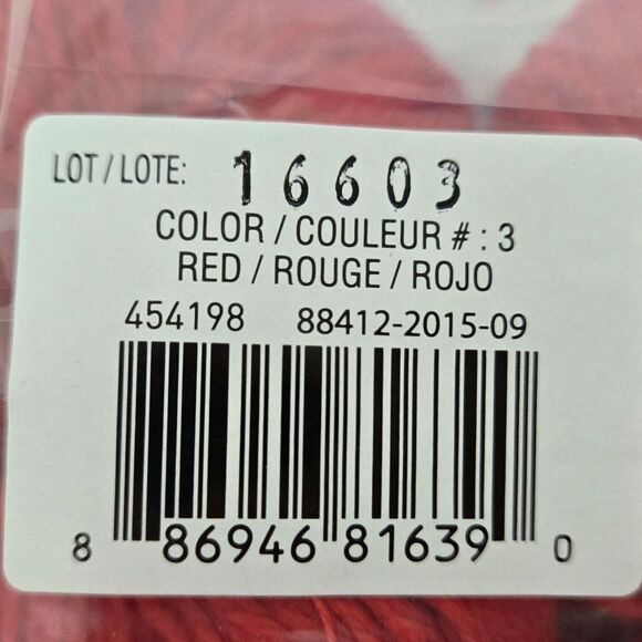 NIP LOOPS & THREADS VALUE PACK KNITTING YARD RED TOTAL 2120 YDS - Picture 4 of 8